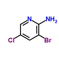 2-氨基-3-溴-5-氯吡啶结构式