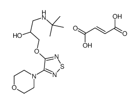 ()-3-[3-(tert-butylamino)-2-hydroxypropoxy]-4-morpholino-1,2,5-thiadiazole maleate picture