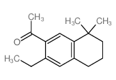 Ethanone,1-(3-ethyl-5,6,7,8-tetrahydro-8,8-dimethyl-2-naphthalenyl)-结构式