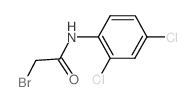 2-溴-N-(2,4-二氯苯基)乙酰胺结构式