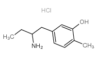 Alpha-乙基-3-羟基-4-甲基苯乙野芝麻碱盐酸盐结构式
