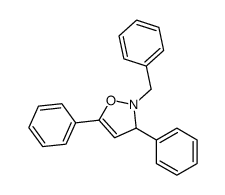 2-benzyl-3,5-diphenyl-3H-1,2-oxazole结构式