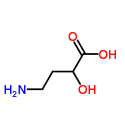 (2R)-4-氨基-2-羟基丁酸结构式