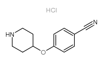 4-(哌啶-4-基氧基)苯甲腈盐酸盐结构式