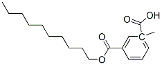 Isophthalic acid 1-decyl 3-methyl ester结构式