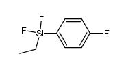 (ethyl)(difluoro)(4-fluorophenyl)silane结构式