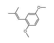 1-(2,5-dimethoxyphenyl)-2-methylpropene Structure