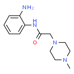 N-(2-aminophenyl)-2-(4-methylpiperazin-1-yl)acetamide结构式