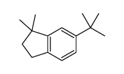 1,1-Dimethyl-6-tert-butyl-indan结构式