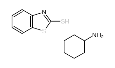 2-巯基苯并噻唑环己胺盐结构式