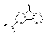 9-oxo-9H-fluorene-3-carboxylic acid结构式