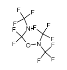 2H-octafluoro-5-trifluoromethyl-4-oxa-2,5-diazahexane结构式
