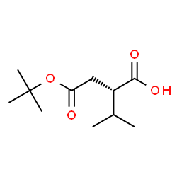 (R)-4-(TERT-BUTOXY)-2-ISOPROPYL-4-OXOBUTANOIC ACID Structure