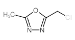 2-(氯甲基)-5-甲基-1,3,4-噁二唑结构式