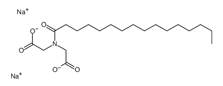 disodium,2-[carboxylatomethyl(hexadecanoyl)amino]acetate Structure