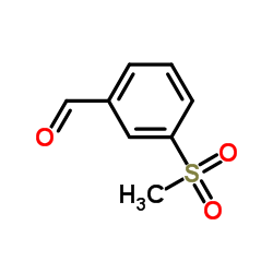3-甲砜基苯甲醛结构式