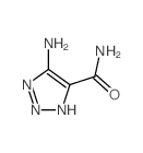 5-氨基-1H-1,2,3-噻唑-4-羧酰胺结构式