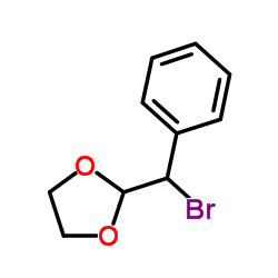 2-[Bromo(phenyl)methyl]-1,3-dioxolane Structure