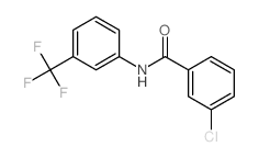 3-chloro-N-[3-(trifluoromethyl)phenyl]benzamide结构式