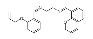 1-(2-prop-2-enoxyphenyl)-N-[2-[(2-prop-2-enoxyphenyl)methylideneamino]ethyl]methanimine结构式