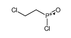 chloro-(2-chloroethyl)-oxophosphanium Structure