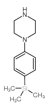 1-(4-三甲基甲硅烷基苯基)哌嗪结构式