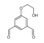 5-(2-hydroxyethoxy)benzene-1,3-dicarbaldehyde结构式