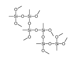 [dimethoxy(methyl)silyl]oxy-[[[[dimethoxy(methyl)silyl]oxy-methoxy-methylsilyl]oxy-methoxy-methylsilyl]oxy-methoxy-methylsilyl]oxy-methoxy-methylsilane结构式