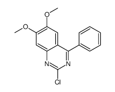 2-chloro-6,7-dimethoxy-4-phenylquinazoline Structure