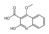 4-methoxy-2-oxo-1H-quinoline-3-carboxylic acid Structure
