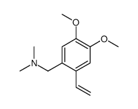 2-ethenyl-4,5-dimethoxy-N,N-dimethylbenzenemethanamine Structure