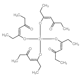 zirconium 3,5-heptanedionate Structure