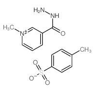 4-methylbenzenesulfonic acid; 1-methylpyridine-5-carbohydrazide Structure