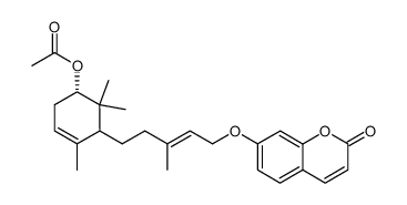 Kopetdaghin-acetat结构式