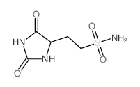 DL-5-Hydantoinethanesulfonamide Structure