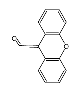 9H-xanthene-9-ylidene-acetaldehyde structure