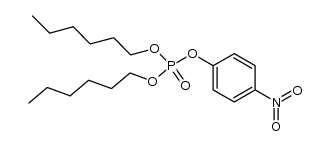 p-nitrophenyl dihexyl phosphate ester Structure