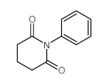 2,6-Piperidinedione,1-phenyl- Structure