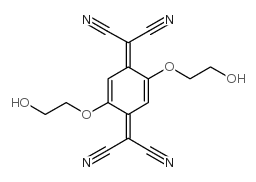 2,5-双(2-羟乙氧基)-7,7,8,8-四氰醌二甲烷结构式