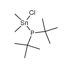 di-t-butyl[chloro(dimethylstannyl)]phosphine结构式