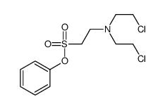Phenyl 2-(bis(2-chloroethyl)amino)ethanesulfonate结构式