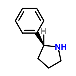 (S)-2-苯基吡咯烷结构式