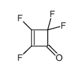 2,3,4,4-tetrafluorocyclobut-2-en-1-one Structure