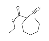 1-氰基-环庚烷羧酸乙酯结构式