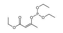 ethyl 3-diethoxyphosphanyloxybut-2-enoate Structure