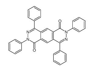 2,4,7,9-tetraphenylpyridazino[4,5-g]phthalazine-1,6-dione结构式