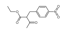 1-(ethoxycarbonyl)-1-(p-nitrobenzyl)-2-propanone Structure