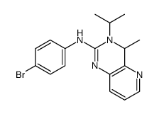 2-(4-bromophenyl)-1,1-di(propan-2-yl)-3-pyridin-3-ylguanidine Structure