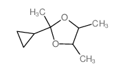 2-环丙基-2,4,5-三甲基-1,3-二氧戊环结构式