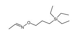 Acetaldehyde O-(3-triethylsilanyl-propyl)-oxime Structure
